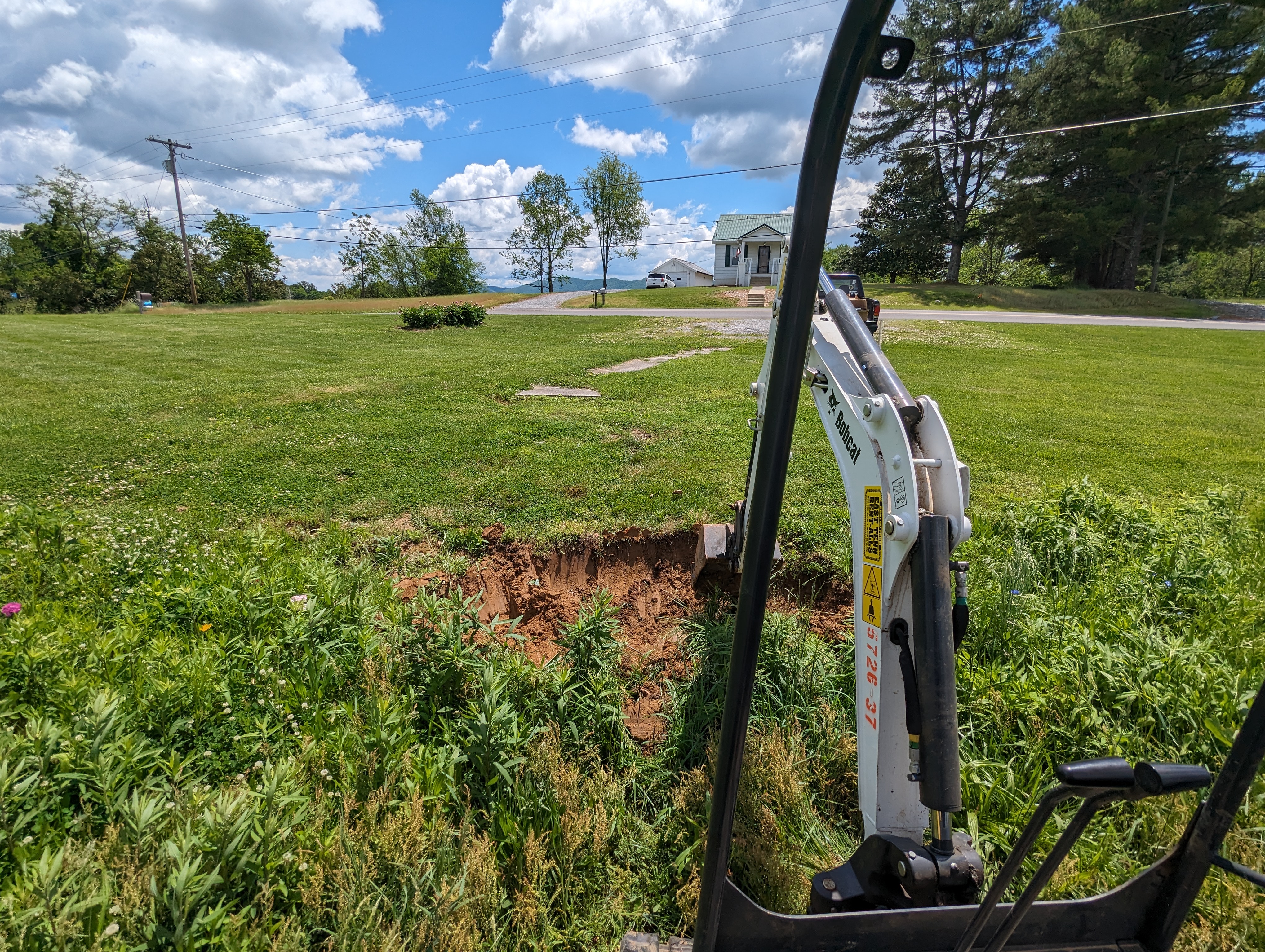 Pond installation - View 2