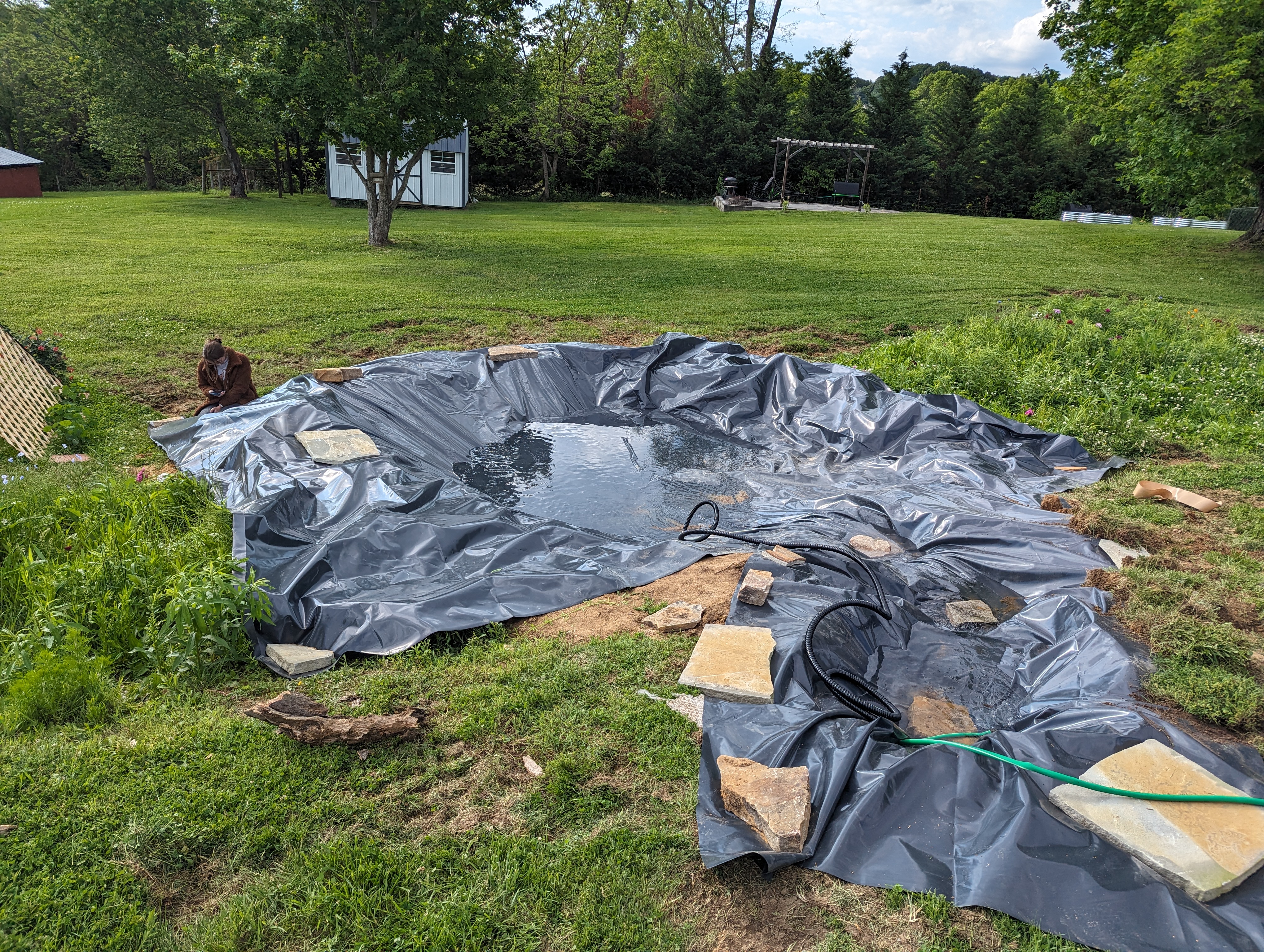 Pond installation - View 3