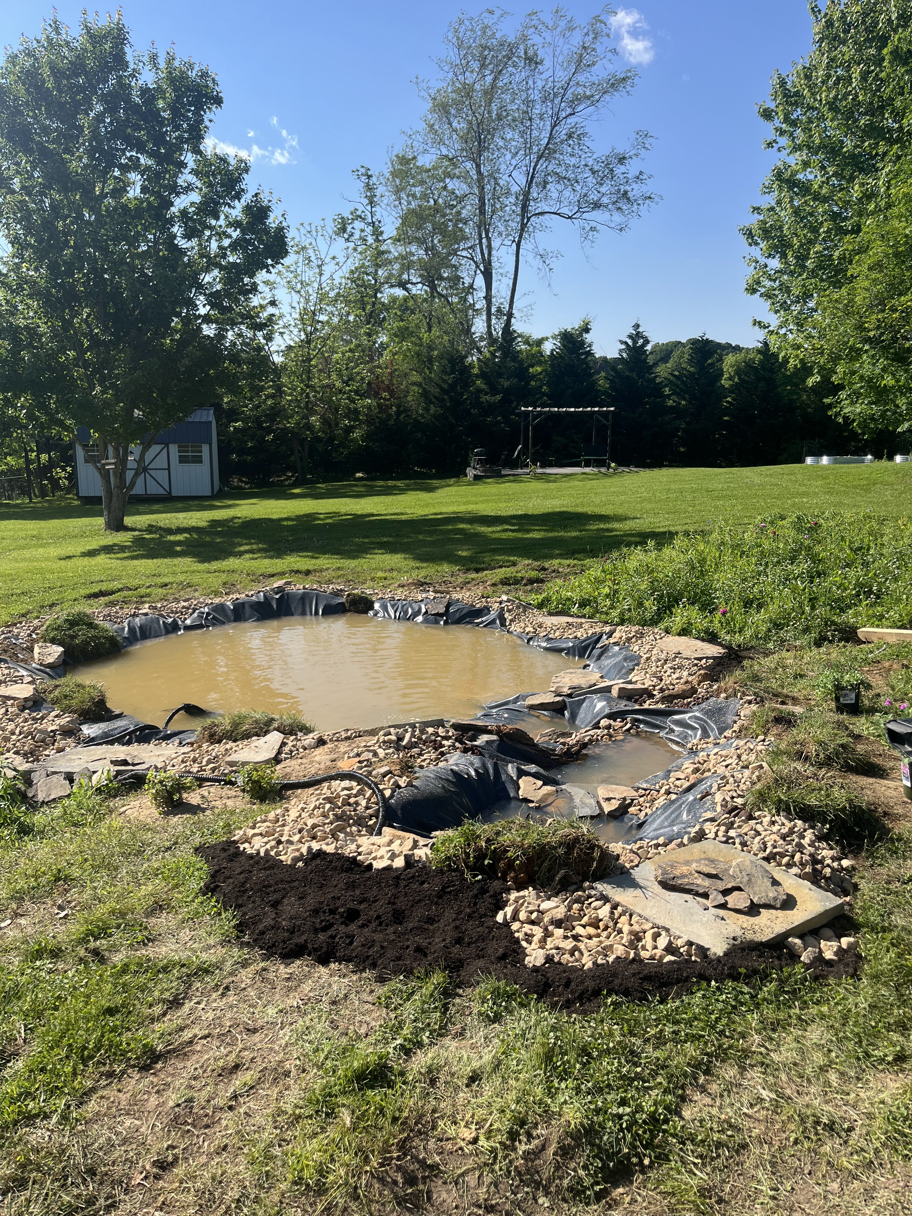 Pond installation - View 4