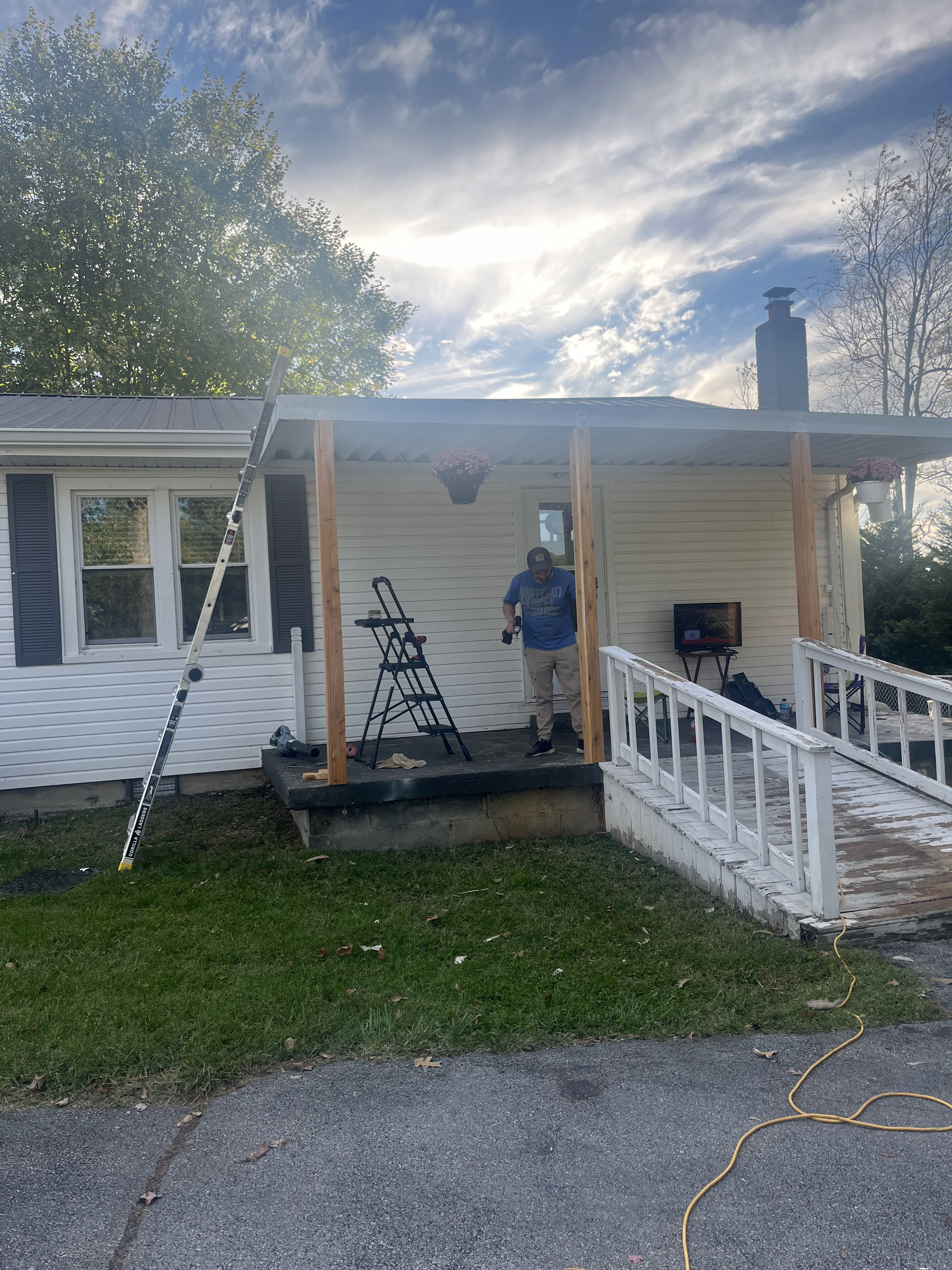 Porch upgrade - View 2