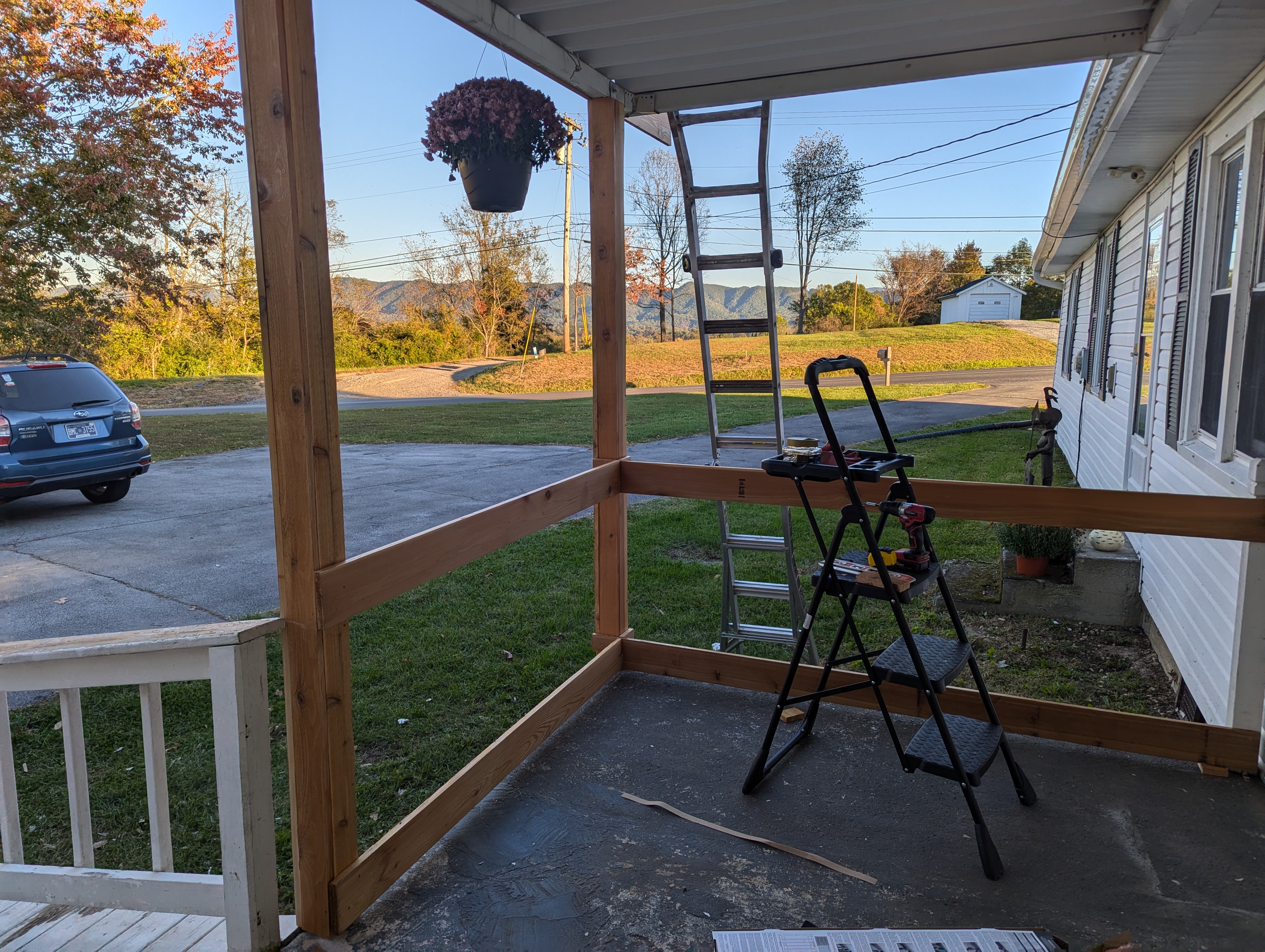 Porch upgrade - View 3