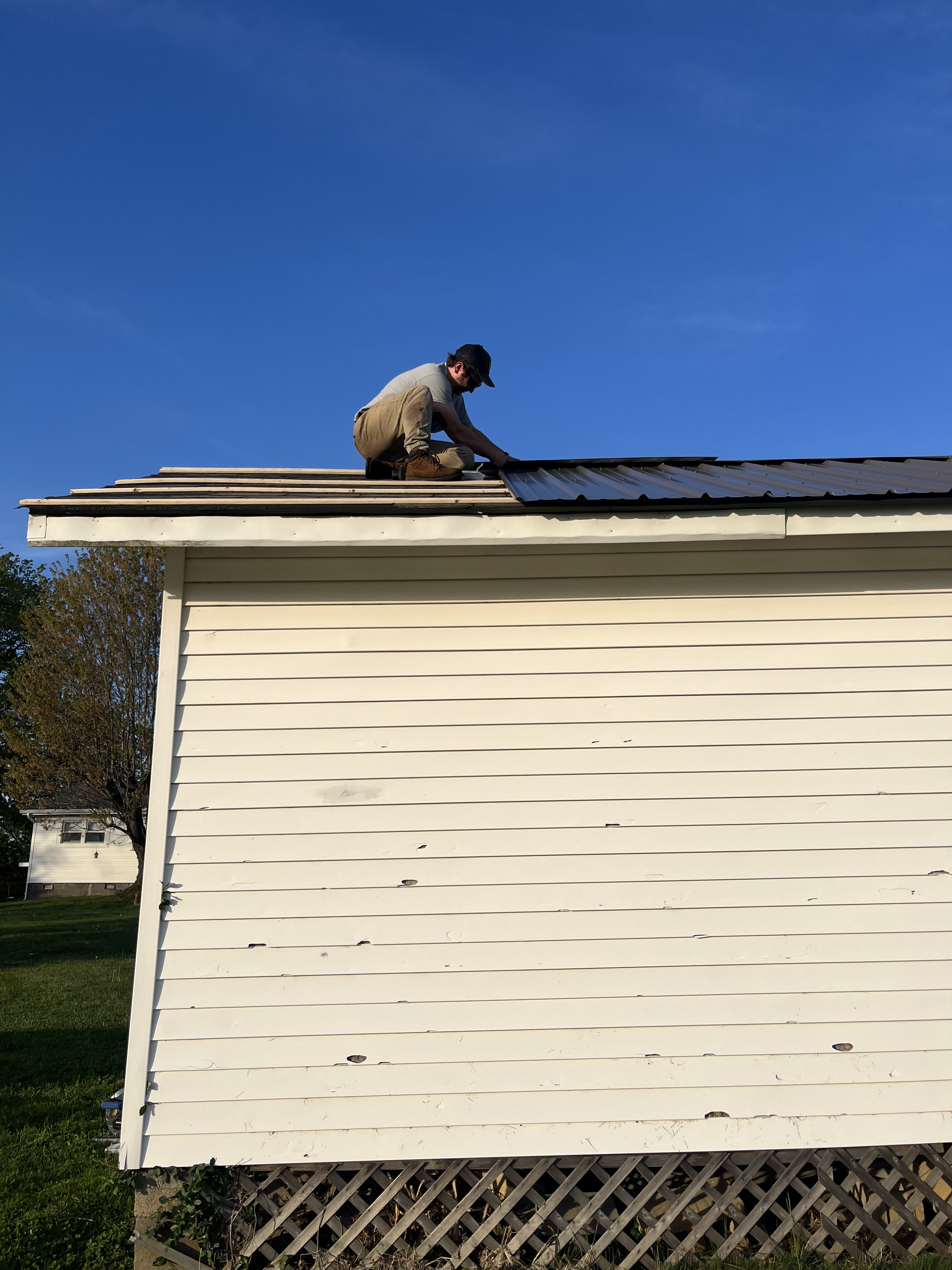 Shed roof replacement - View 2